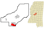 Madison County Mississippi Incorporated and Unincorporated areas Ridgeland Highlighted